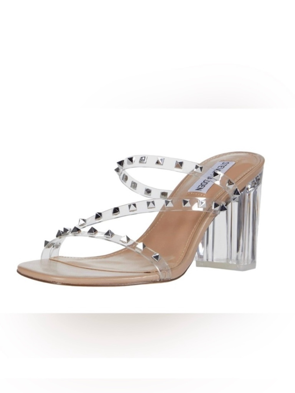 Steve Madden Women’s Tangent Healed Studded Sandals Size 11 New In Box